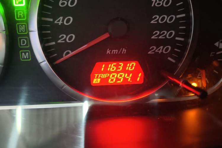 Used Mazda 6 2012 2.0L Automatic Fashion Edition Odometer Close Up