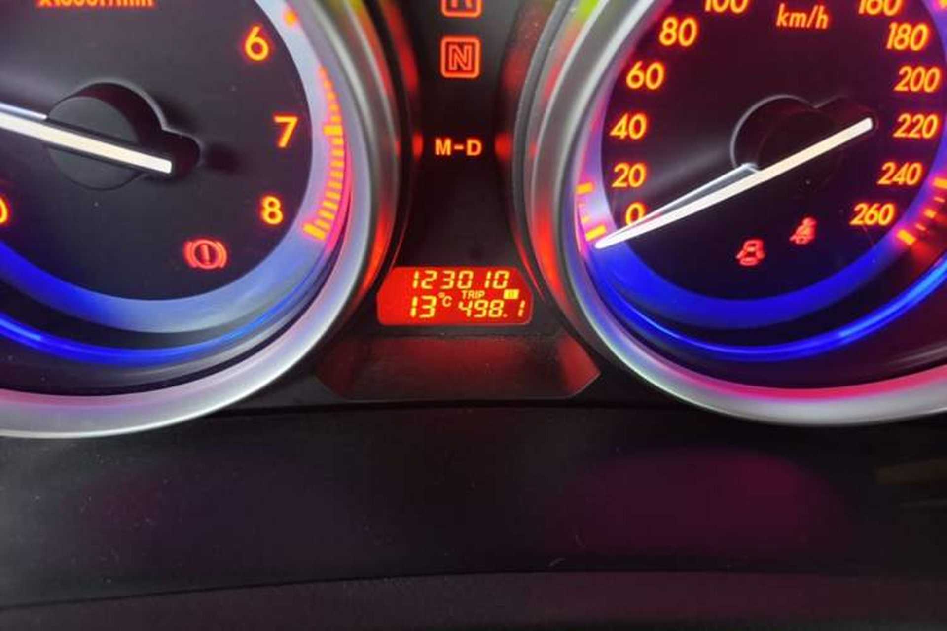 Used Mazda 6 2012 2.0L Automatic Elite Edition Odometer Close Up
