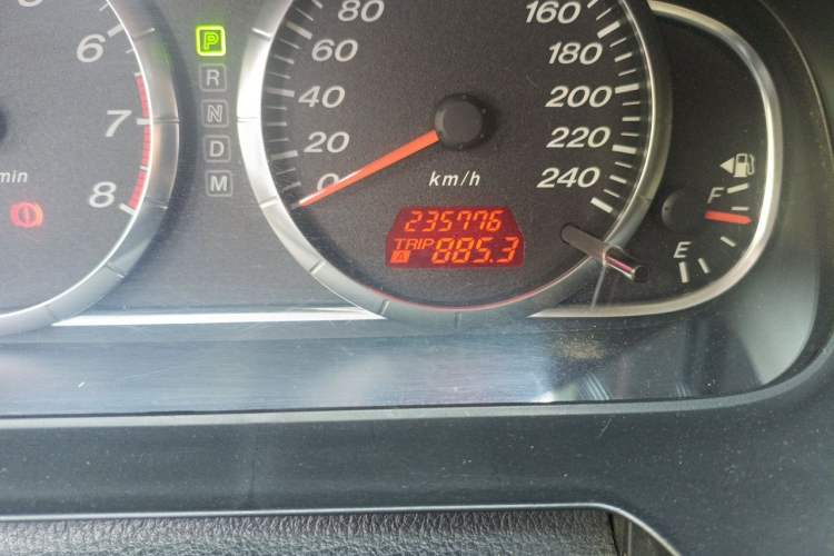 Used Mazda 6 2012 2.0L Automatic Fashion Edition Odometer Close Up