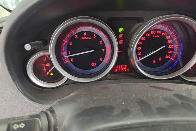 Used Mazda 6 2012 Coupe 2.0L Automatic Elite Edition Odometer Close Up