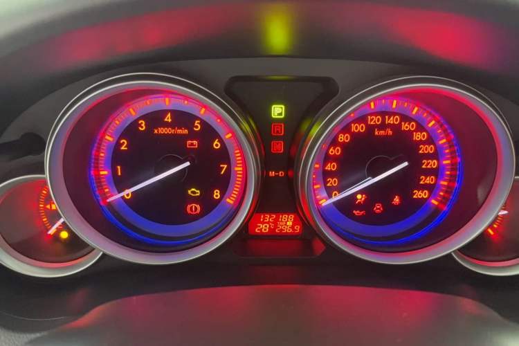 Used Mazda 6 2012 Coupe 2.0L Automatic Elite Edition Odometer Close Up