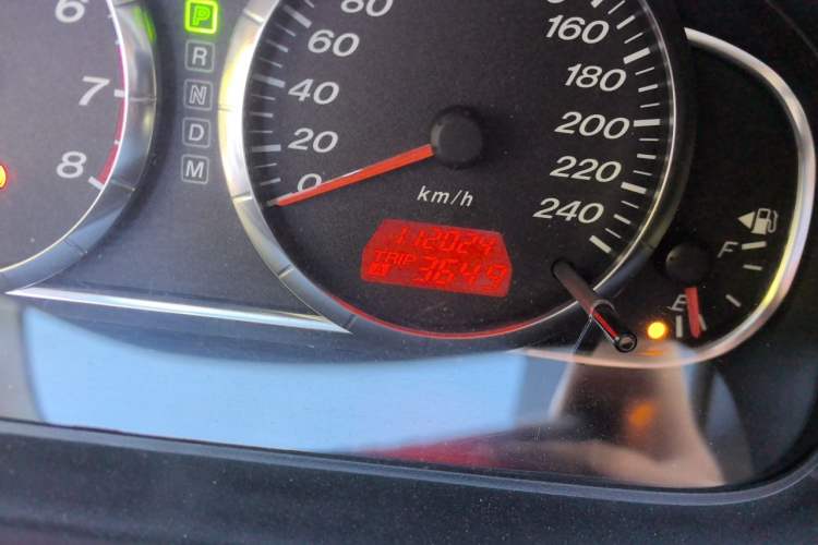 Used Mazda 6 2012 2.0L Automatic Fashion Edition Odometer Close Up