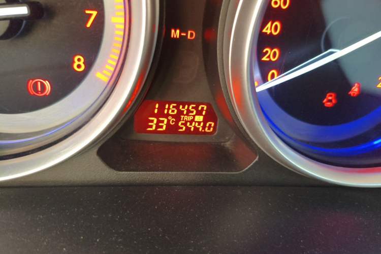 Used Mazda 6 2012 2.0L Automatic Elite Edition Odometer Close Up