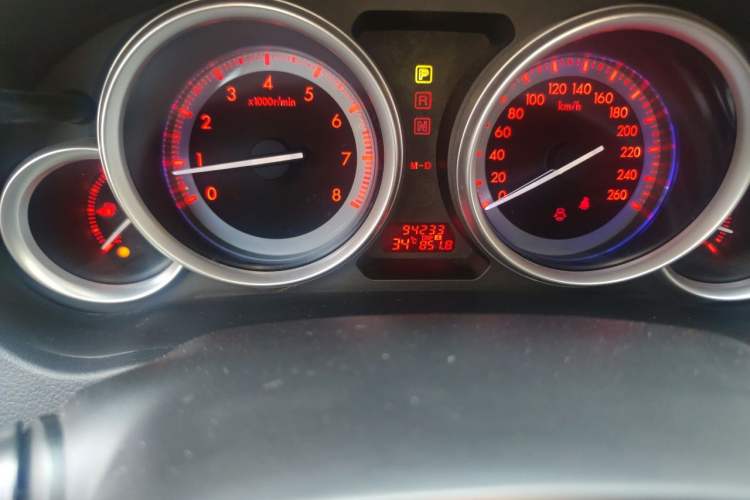 Used Mazda 6 2012 2.0L Automatic Luxury Edition Odometer Close Up