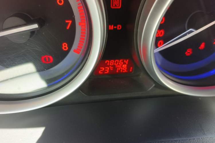 Used Mazda 6 2012 2.0L Automatic Elite Edition Odometer Close Up