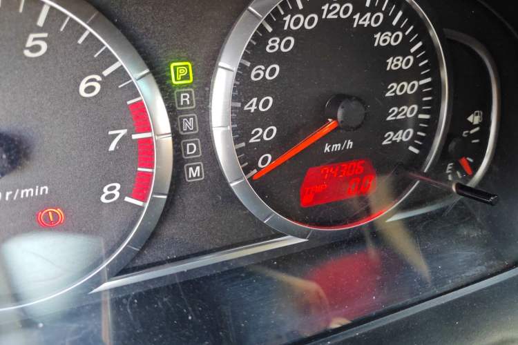 Used Mazda 6 2012 2.0L Automatic Fashion Edition Odometer Close Up
