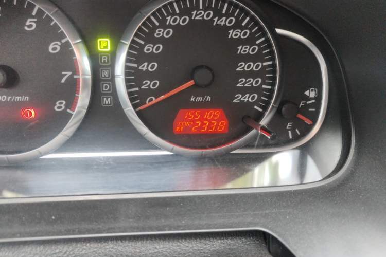 Used Mazda 6 2012 2.0L Automatic Fashion Edition Odometer Close Up