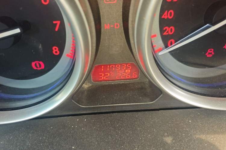 Used Mazda 6 2012 2.0L Automatic Elite Edition Odometer Close Up