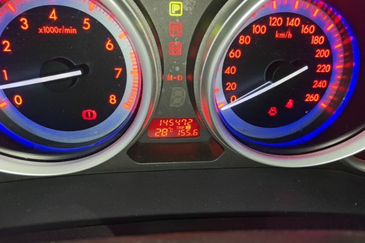 Used Mazda 6 2012 2.0L Automatic Elite Edition Odometer Close Up