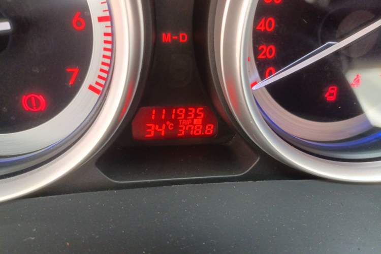Used Mazda 6 2012 2.5L Automatic Supreme Edition Odometer Close Up