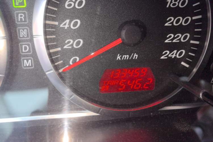 Used Mazda 6 2012 2.0L Automatic Fashion Edition Odometer Close Up