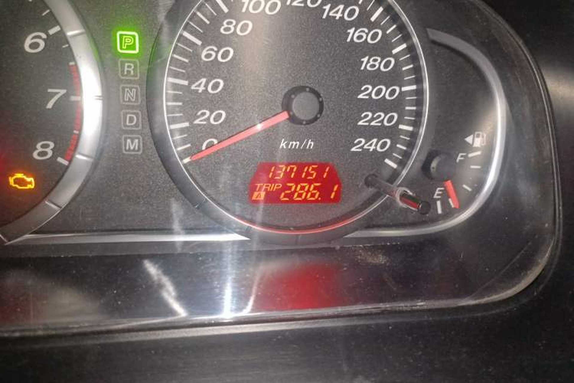 Used Mazda 6 2012 2.0L Automatic Fashion Edition Odometer Close Up