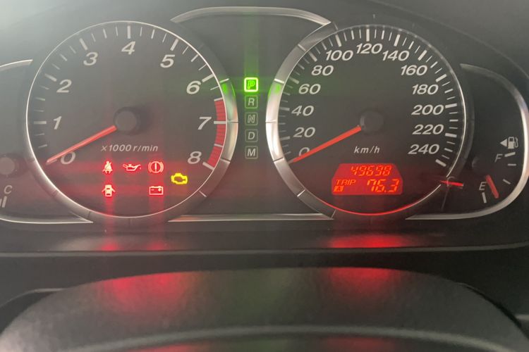 Used Mazda 6 2012 2.0L Automatic Fashion Edition Odometer Close Up