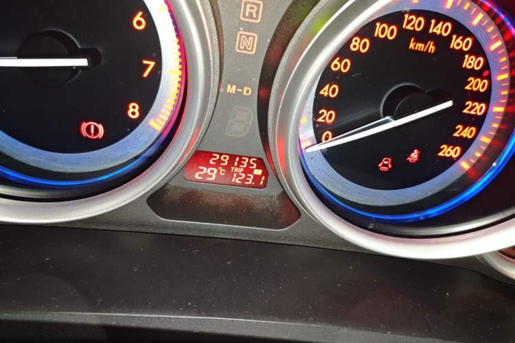 Used Mazda 6 2012 Coupe 2.0L Automatic Elite Edition Odometer Close Up