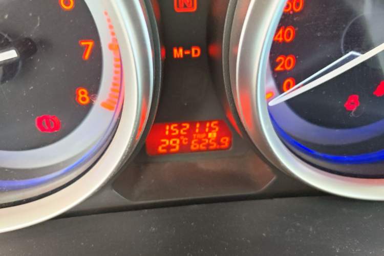 Used Mazda 6 2012 2.0L Automatic Elite Edition Odometer Close Up