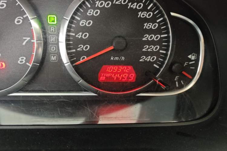 Used Mazda 6 2012 2.0L Automatic Fashion Edition Odometer Close Up