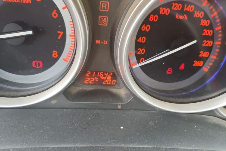 Used Mazda 6 2012 2.0L Automatic Elite Edition Odometer Close Up