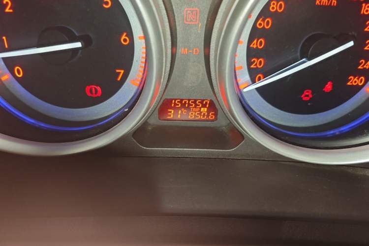 Used Mazda 6 2012 Coupe 2.5L Automatic Supreme Edition Odometer Close Up