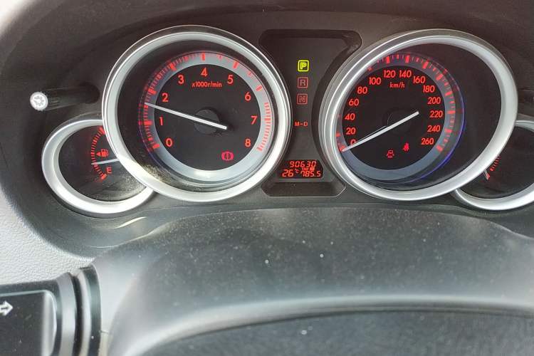 Used Mazda 6 2012 Coupe 2.0L Automatic Elite Edition Odometer Close Up
