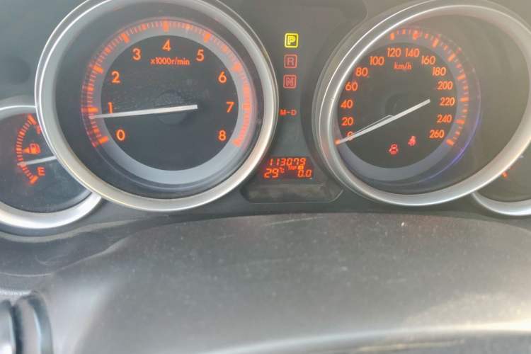 Used Mazda 6 2012 2.0L Automatic Luxury Edition Odometer Close Up