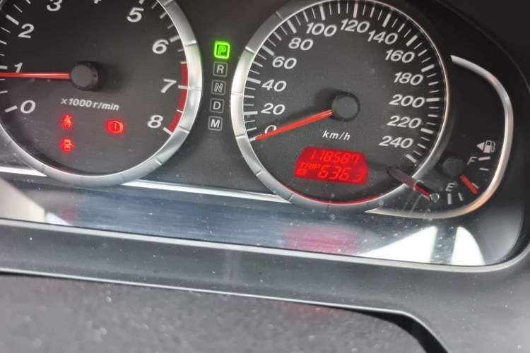 Used Mazda 6 2012 2.0L Automatic Fashion Edition Odometer Close Up