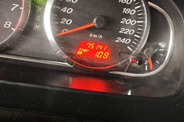 Used Mazda 6 2012 2.0L Automatic Fashion Edition Odometer Close Up