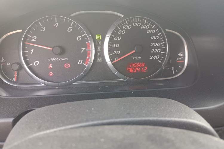 Used Mazda 6 2012 2.0L Automatic Fashion Edition Odometer Close Up