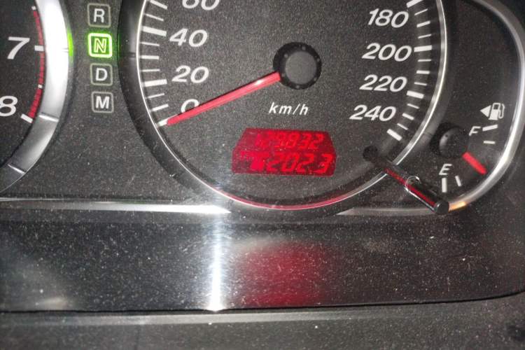 Used Mazda 6 2012 2.0L Automatic Fashion Edition Odometer Close Up