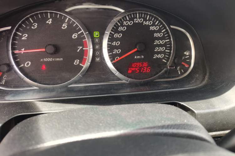 Used Mazda 6 2012 2.0L Automatic Elite Edition Odometer Close Up