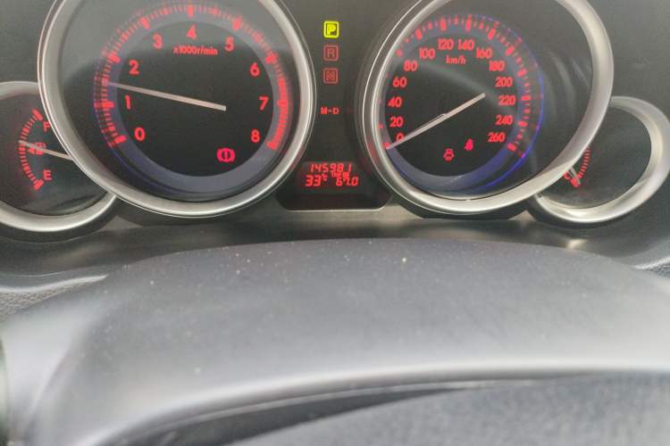 Used Mazda 6 2012 Coupe 2.0L Automatic Elite Edition Odometer Close Up