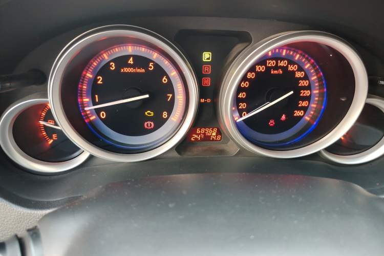 Used Mazda 6 2012 Coupe 2.0L Automatic Elite Edition Odometer Close Up