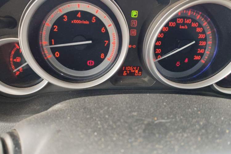 Used Mazda 6 2012 2.0L Automatic Elite Edition Odometer Close Up