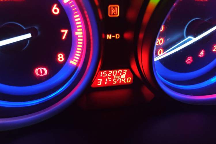 Used Mazda 6 2012 2.0L Automatic Elite Edition Odometer Close Up