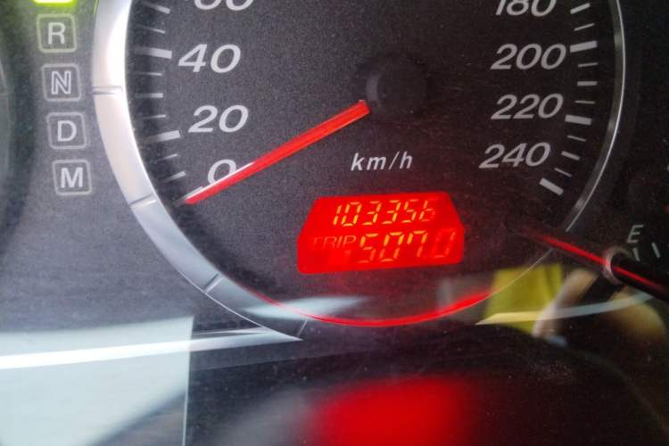 Used Mazda 6 2012 2.0L Automatic Fashion Edition Odometer Close Up