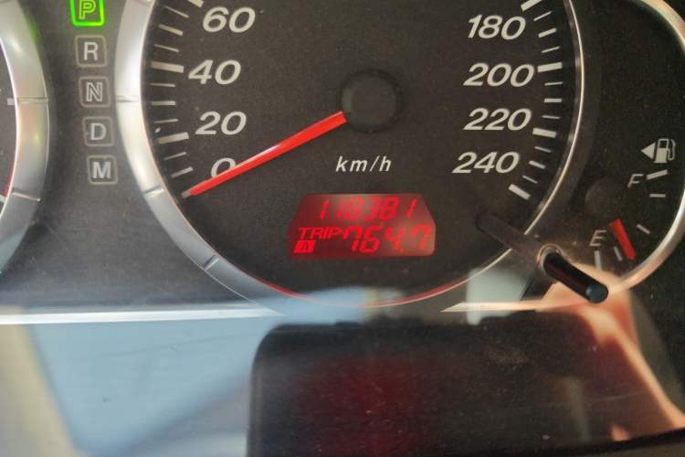 Used Mazda 6 2012 2.0L Automatic Fashion Edition Odometer Close Up