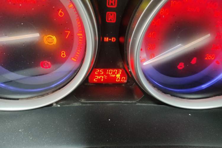 Used Mazda 6 2012 2.0L Automatic Elite Edition Odometer Close Up