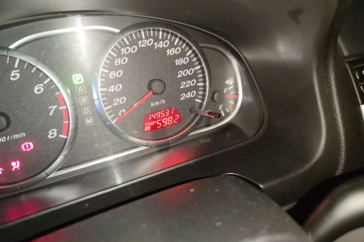 Used Mazda 6 2012 2.0L Automatic Fashion Edition Odometer Close Up
