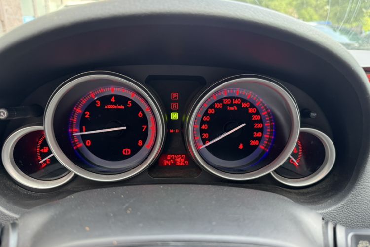 Used Mazda 6 2012 Coupe 2.0L Automatic Elite Edition Odometer Close Up