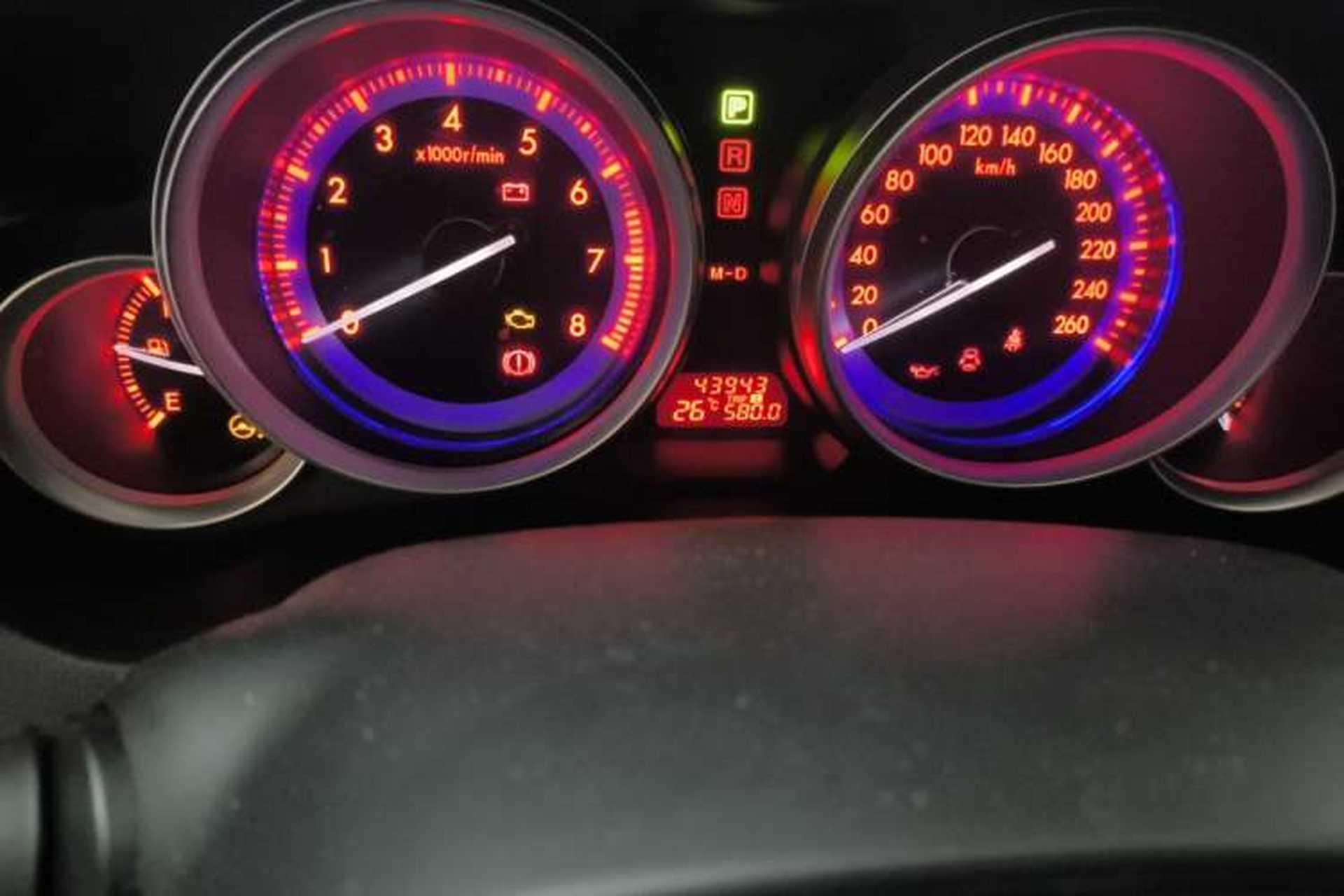 Used Mazda 6 2012 2.0L Automatic Elite Edition Odometer Close Up