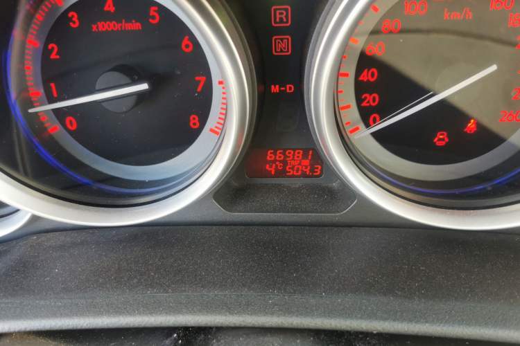 Used Mazda 6 2012 2.0L Automatic Elite Edition Odometer Close Up