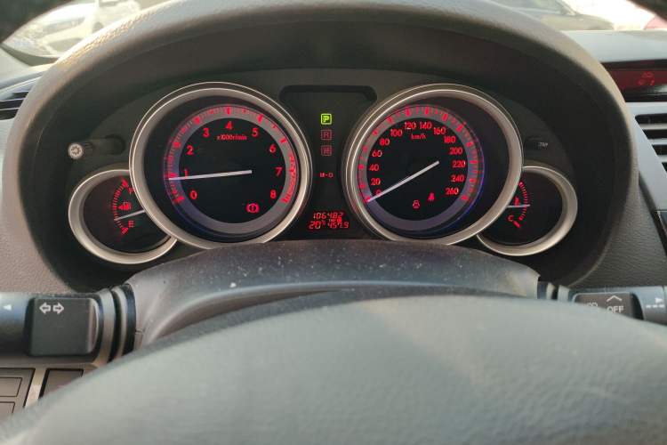 Used Mazda 6 2012 Coupe 2.0L Automatic Elite Edition Odometer Close Up