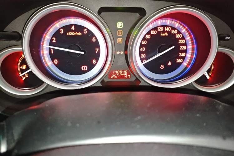 Used Mazda 6 2012 2.0L Automatic Elite Edition Odometer Close Up