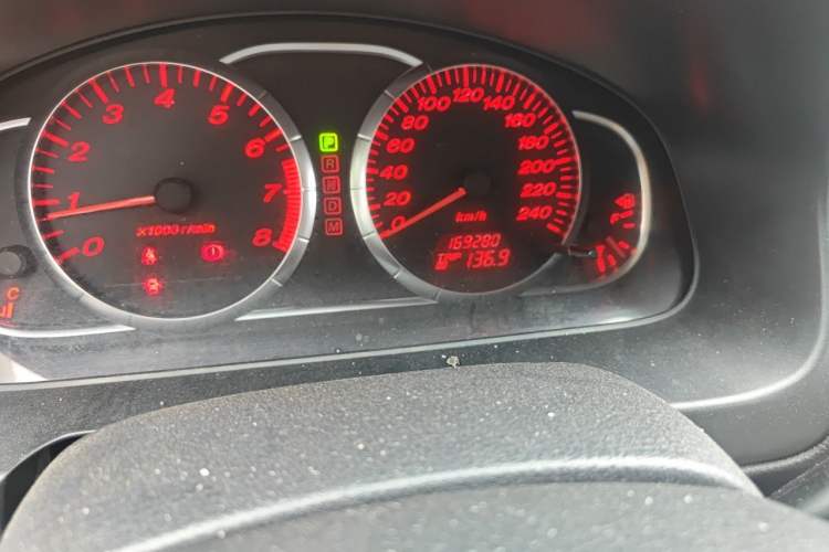 Used Mazda 6 2013 2.0L Automatic Ultra-Luxury Model Odometer Close Up