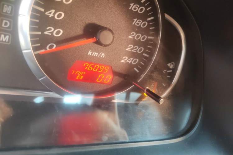 Used Mazda 6 2013 2.0L Automatic Fashion Edition Odometer Close Up