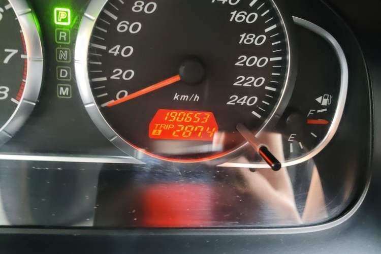 Used Mazda 6 2013 2.0L Automatic Fashion Edition Odometer Close Up
