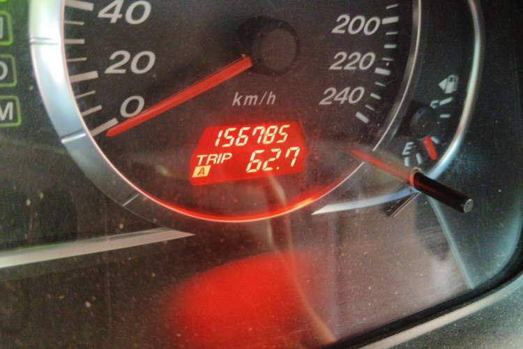 Used Mazda 6 2013 2.0L Automatic Fashion Edition Odometer Close Up