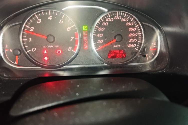 Used Mazda 6 2013 2.0L Automatic Fashion Edition Odometer Close Up