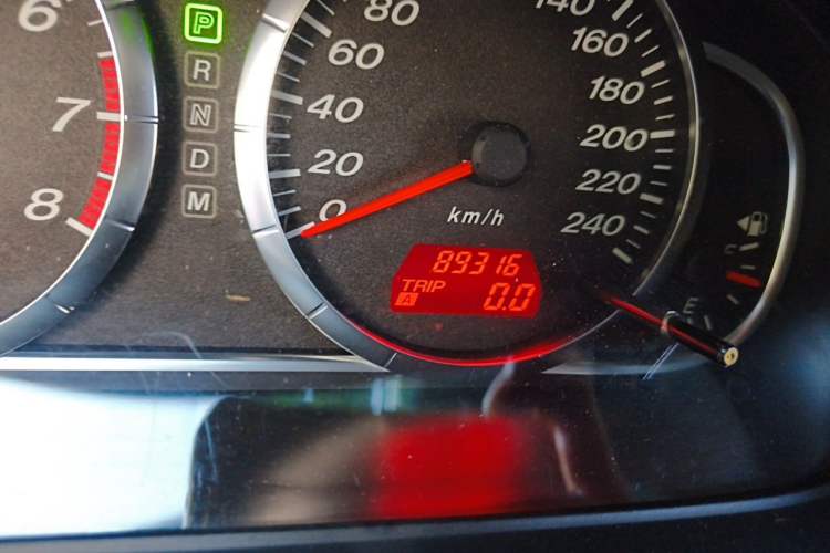 Used Mazda 6 2013 2.0L Automatic Fashion Edition Odometer Close Up