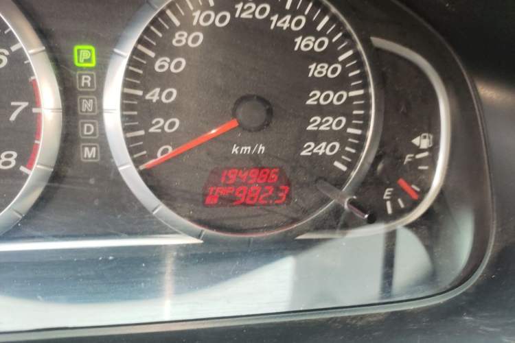 Used Mazda 6 2013 2.0L Automatic Fashion Edition Odometer Close Up