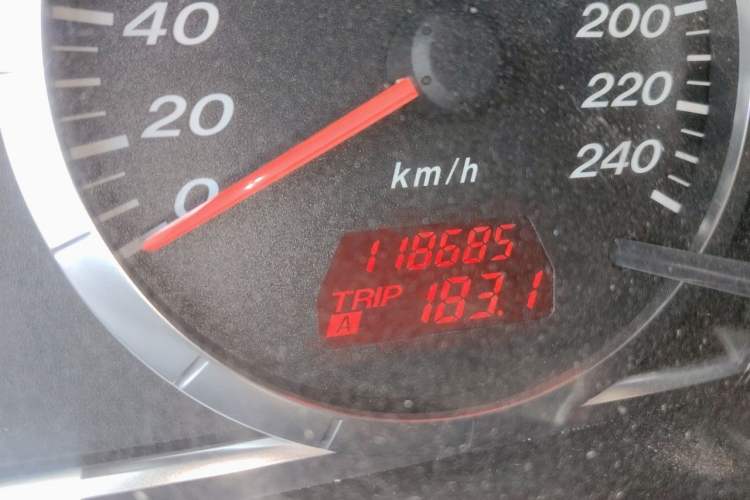Used Mazda 6 2013 2.0L Automatic Fashion Edition Odometer Close Up